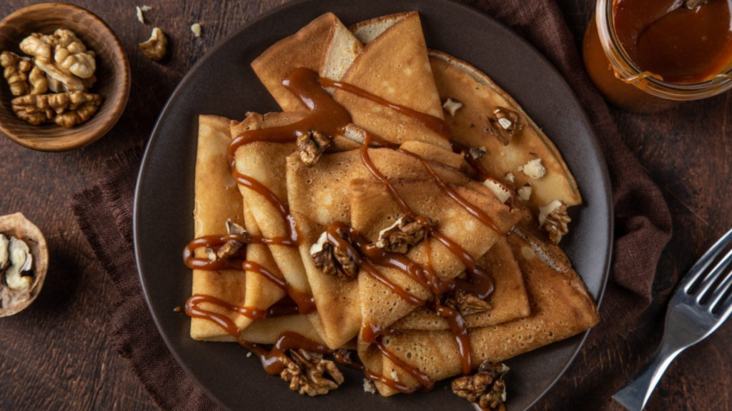 Crepe caramel