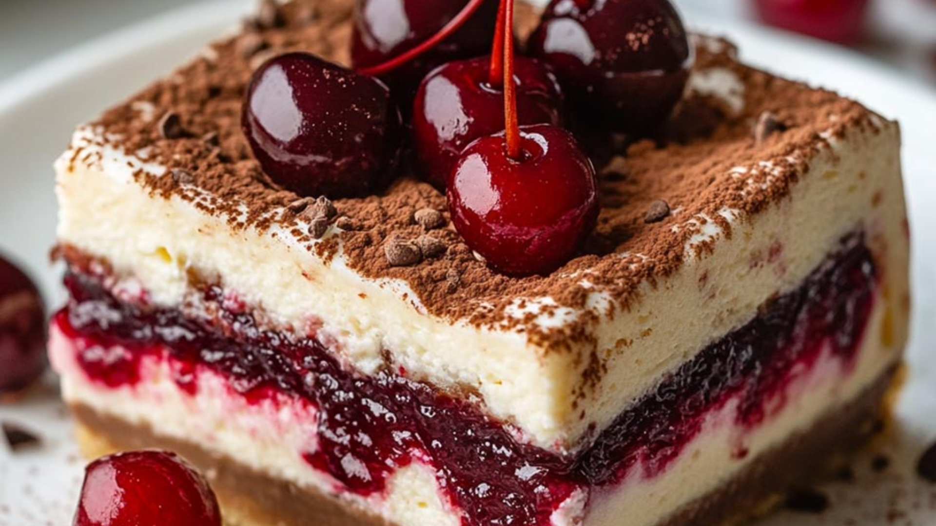 Cherry Tiramisu