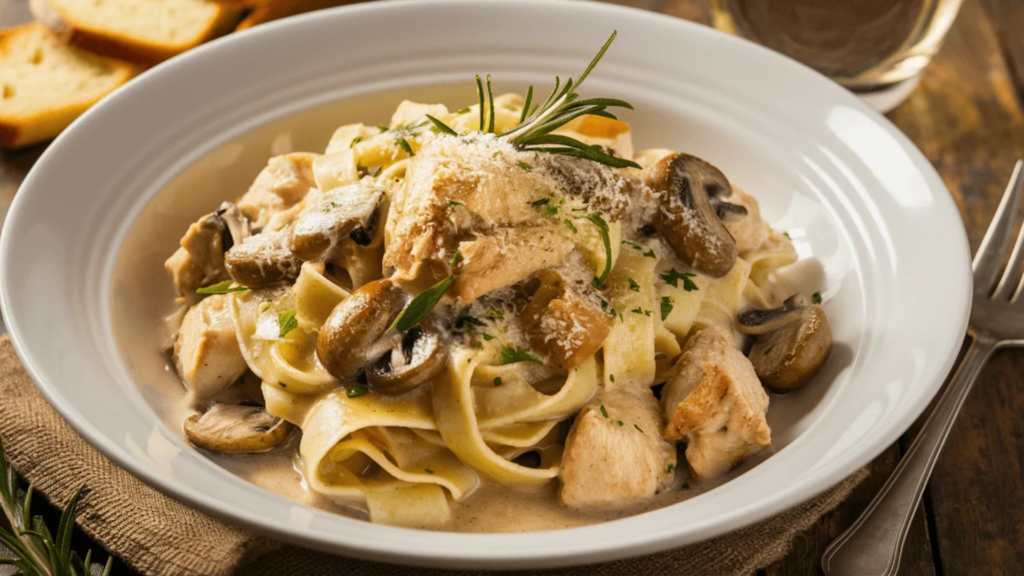 Chicken tagliatelle